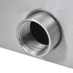 vidaXL Fântână piscină dreptunghiulară LED-uri 90 cm oțel inoxidabil vidaXL Fântână piscină dreptunghiulară LED-uri 90 cm oțel inoxidabil