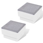 2 Spoturi LED încastrabile în sol 100 x 100 x 68 mm 2 Spoturi LED încastrabile în sol 100 x 100 x 68 mm