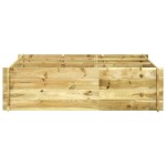 vidaXL Strat înălțat, 150 x 100 x 40 cm, lemn tratat vidaXL Strat înălțat, 150 x 100 x 40 cm, lemn tratat