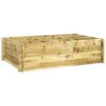 vidaXL Strat înălțat, 150 x 100 x 40 cm, lemn tratat vidaXL Strat înălțat, 150 x 100 x 40 cm, lemn tratat