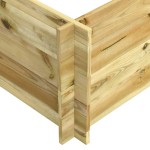 vidaXL Strat înălțat, 150 x 100 x 40 cm, lemn tratat vidaXL Strat înălțat, 150 x 100 x 40 cm, lemn tratat