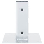 vidaXL Baze stâlp pătrate 4 buc Argintiu 46x46 mm Oțel galvanizat vidaXL Baze stâlp pătrate 4 buc Argintiu 46x46 mm Oțel galvanizat