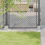 vidaXL Baze stâlp pătrate 12 buc Argintiu 61x61 mm Oțel galvanizat vidaXL Baze stâlp pătrate 12 buc Argintiu 61x61 mm Oțel galvanizat