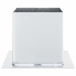 vidaXL Baze stâlp pătrate 12 buc Argintiu 141x141 mm Oțel galvanizat vidaXL Baze stâlp pătrate 12 buc Argintiu 141x141 mm Oțel galvanizat