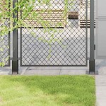 vidaXL Baze stâlp pătrate 4 buc Antracit Oțel acoperit cu pulbere vidaXL Baze stâlp pătrate 4 buc Antracit Oțel acoperit cu pulbere