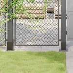 vidaXL Baze de stâlp pătrate 12 buc Antracit Oțel acoperit cu pulbere vidaXL Baze de stâlp pătrate 12 buc Antracit Oțel acoperit cu pulbere