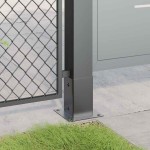 vidaXL Baze de stâlp pătrate 12 buc Antracit Oțel acoperit cu pulbere vidaXL Baze de stâlp pătrate 12 buc Antracit Oțel acoperit cu pulbere