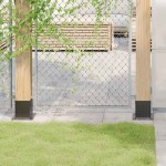vidaXL Baze de stâlp pătrate 12 buc Antracit Oțel acoperit cu pulbere vidaXL Baze de stâlp pătrate 12 buc Antracit Oțel acoperit cu pulbere