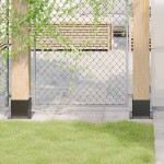 vidaXL Baze de stâlp pătrate 12 buc Antracit Oțel acoperit cu pulbere vidaXL Baze de stâlp pătrate 12 buc Antracit Oțel acoperit cu pulbere