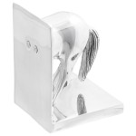 vidaXL Suporturi cărți 2 buc., argintiu, 11x14x25 cm, aluminiu, cal vidaXL Suporturi cărți 2 buc., argintiu, 11x14x25 cm, aluminiu, cal