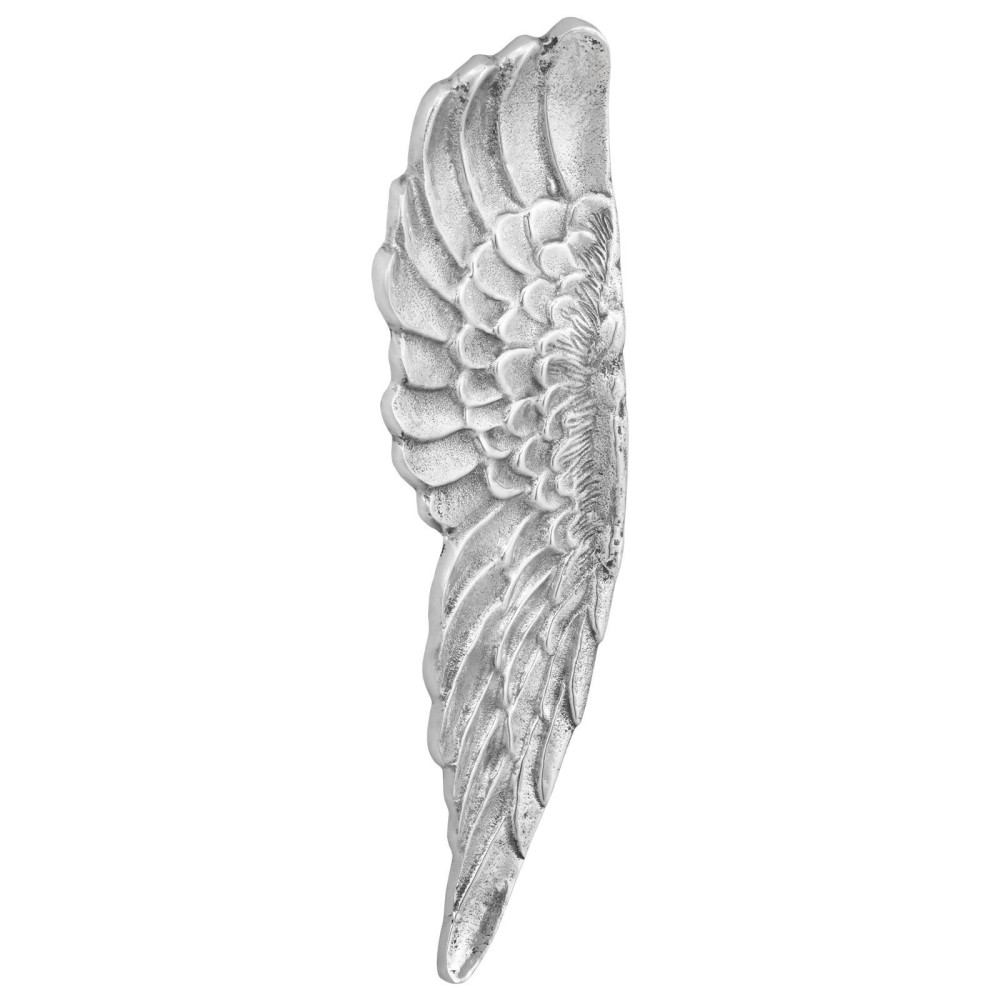 vidaXL Aripi Argintii 91x31x5 cm Aluminiu