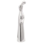 vidaXL Sculptură, argintiu, 10x16x49 cm, aluminiu vidaXL Sculptură, argintiu, 10x16x49 cm, aluminiu