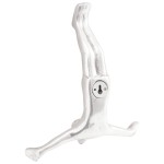 vidaXL Sculptură om în cadere, argintiu, 22x8x25 cm, aluminiu vidaXL Sculptură om în cadere, argintiu, 22x8x25 cm, aluminiu