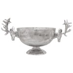 vidaXL Cupă, argintiu, 62x35x33 cm, aluminiu vidaXL Cupă, argintiu, 62x35x33 cm, aluminiu