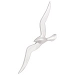 vidaXL Pescăruși, 2 buc., de perete, argintiu, aluminiu vidaXL Pescăruși, 2 buc., de perete, argintiu, aluminiu