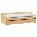 vidaXL Pat de zi cu căuț fără saltea „IRUN” 90x200 cm vidaXL Pat de zi cu căuț fără saltea „IRUN” 90x200 cm