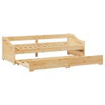 vidaXL Pat de zi cu căuț fără saltea „IRUN” 90x200 cm vidaXL Pat de zi cu căuț fără saltea „IRUN” 90x200 cm