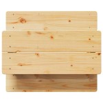vidaXL Masă pentru copii cu bănci „IRUN” 90x79,5x50 cm lemn masiv