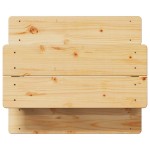 vidaXL Masa pentru copii cu banci "IRUN" alb 90x79,5x50cm lemn masiv vidaXL Masa pentru copii cu banci "IRUN" alb 90x79,5x50cm lemn masiv