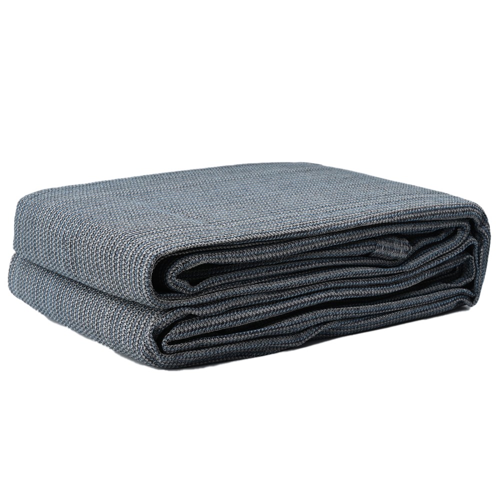 vidaXL Accesoriu Cort Albastru-Gri Polietilenă 250 x 250 cm