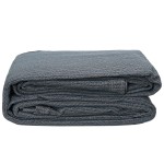 vidaXL Accesoriu cort Albastru-gri Poliester 300 x 600 cm vidaXL Accesoriu cort Albastru-gri Poliester 300 x 600 cm