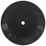 vidaXL Lavoare 2 buc Negru lucios Ø42x14 cm Ceramic vidaXL Lavoare 2 buc Negru lucios Ø42x14 cm Ceramic