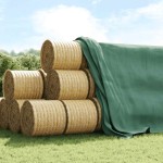 vidaXL Prelata pentru carul de fan 9,8x6 m 140 g/m² polipropilena