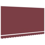 vidaXL Material de înlocuire pentru copertină Burgundy 280 x 245 cm