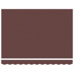 vidaXL Material de înlocuire pentru copertină Maro 280 x 245 cm