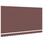 vidaXL Material de schimb pentru marchiză pentru cadru 4x2 m Maro
