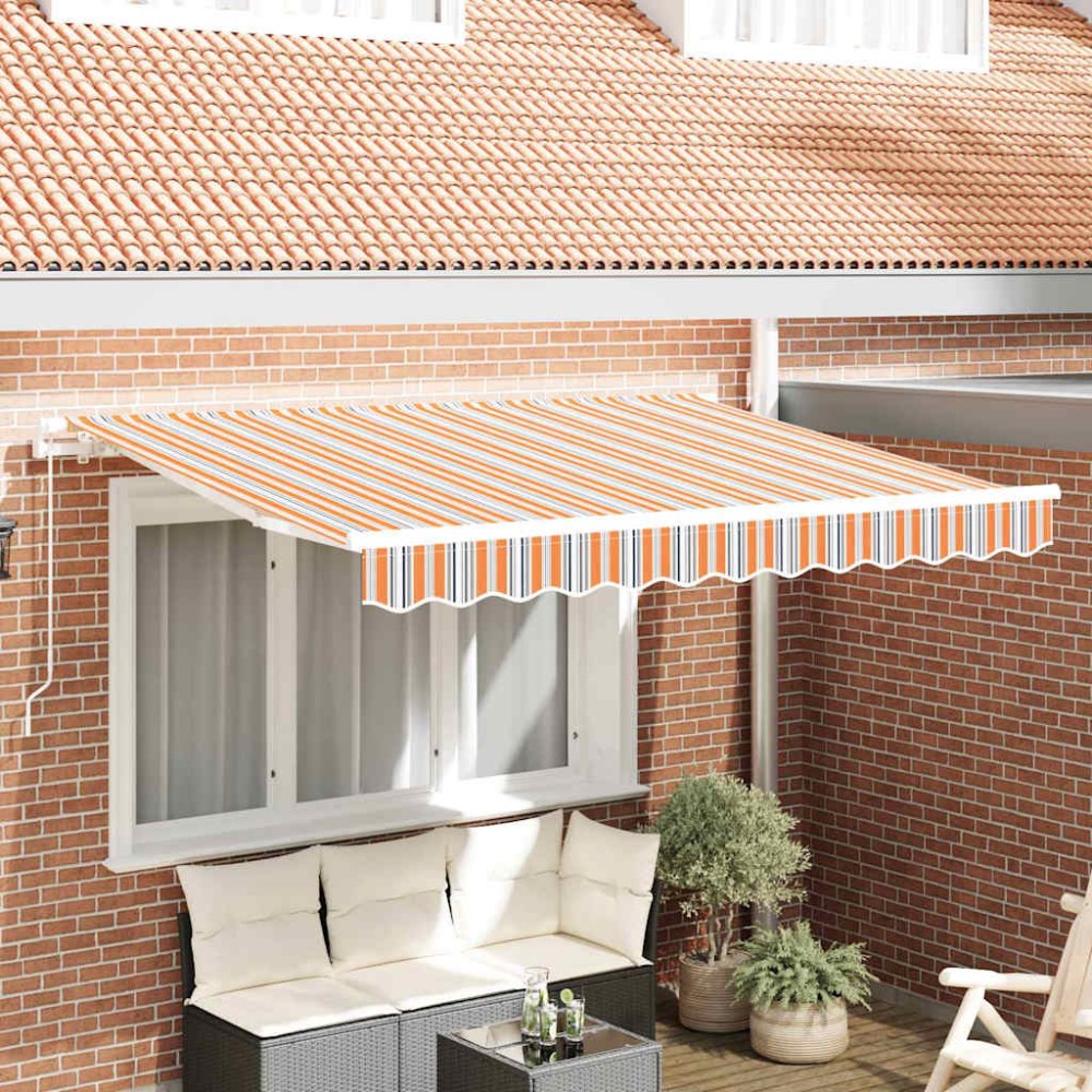 vidaXL Material de schimb pentru marchiza pentru cadru de 2.5x2 m cu dungi colorate