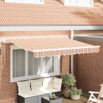 vidaXL Teflon pentru a înlocui marchiza pentru cadru de 3.5x2m Dungi multicolore