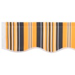 vidaXL Material de înlocuire pentru marchiză pentru cadrul de 3.5x2 m cu dungi colorate