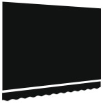 vidaXL Material de înlocuire pentru marchiză pentru cadru de 3x2.5 m Negru