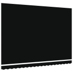 vidaXL Material de înlocuire pentru copertină Negru 280 x 245 cm