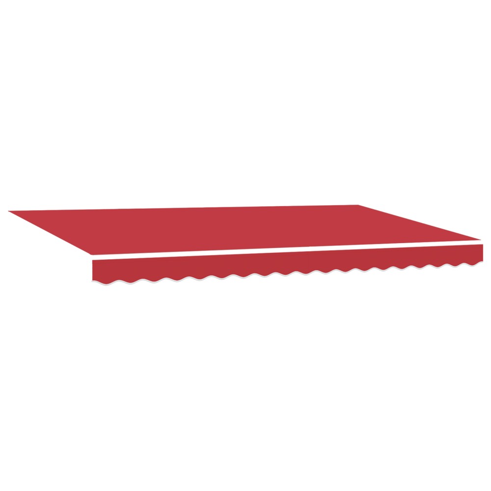 vidaXL Material de înlocuire pentru marchiză pentru cadru de 4x2 m Roșu