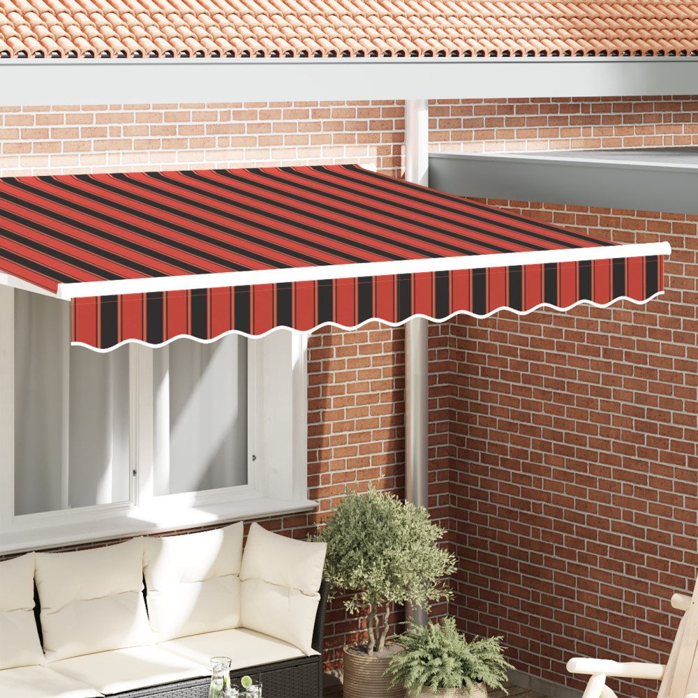 vidaXL Cadru de marchiză cu draperie de 3 m, multicolor 2.8x0.2 m