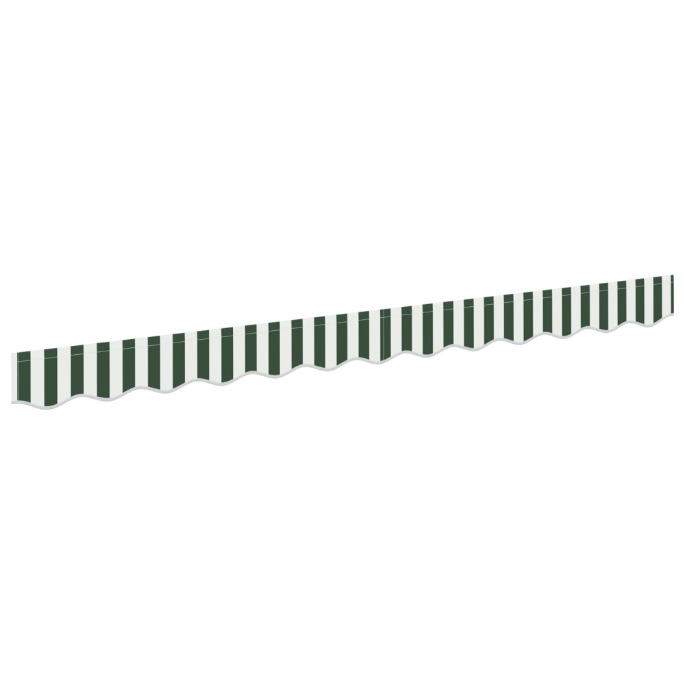 vidaXL Obloane pentru Terase pentru Cadru de 3m, Verde și Alb, 2.8 x 0.2 m