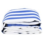 vidaXL Material de înlocuire pentru copertină Albastru și alb vidaXL Material de înlocuire pentru copertină Albastru și alb