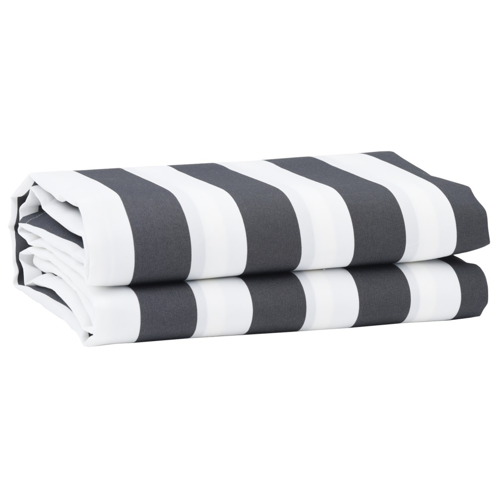 vidaXL Material de înlocuire pentru marchiză Antracit și alb 3 x 2 m