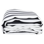 vidaXL Material de înlocuire pentru copertină Antracit și alb 3 x 2 m