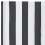 vidaXL Material de înlocuire pentru copertină Antracit și alb 3 x 2 m