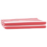 vidaXL Țesătură de înlocuire pentru marchize roșie și albă 10x1.6 m vidaXL Țesătură de înlocuire pentru marchize roșie și albă 10x1.6 m