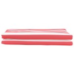 vidaXL Țesătură de înlocuire pentru marchize roșie și albă 10x1.6 m vidaXL Țesătură de înlocuire pentru marchize roșie și albă 10x1.6 m