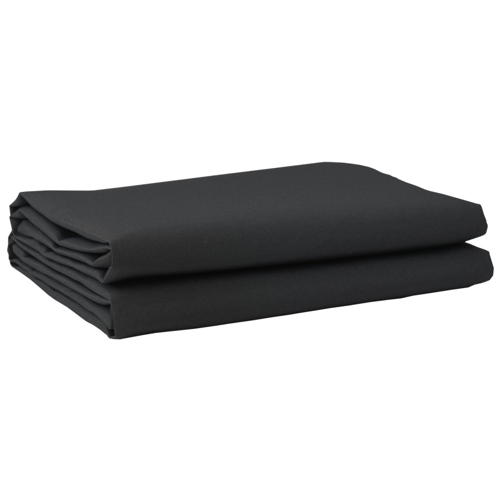vidaXL Țesătură de schimb pentru awning Negru 10x1.6 m