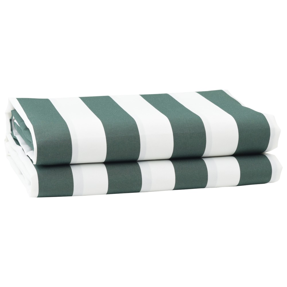 vidaXL Țesătură pentru înlocuirea marchizei Verde și Alb 10x1.6 m