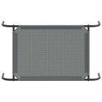 vidaXL Pat înălțat pentru câini gri 90x50x20 cm Textilenă și oțel vidaXL Pat înălțat pentru câini gri 90x50x20 cm Textilenă și oțel