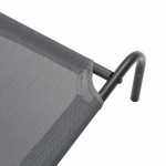 vidaXL Pat înălțat pentru câini gri 130x80x20 cm Textilenă și oțel vidaXL Pat înălțat pentru câini gri 130x80x20 cm Textilenă și oțel