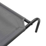 vidaXL Pat înălțat pentru câini gri 90x50x20cm țesătură Oxford și oțel vidaXL Pat înălțat pentru câini gri 90x50x20cm țesătură Oxford și oțel