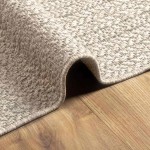 vidaXL Covor Crem 80 x 150 cm PP